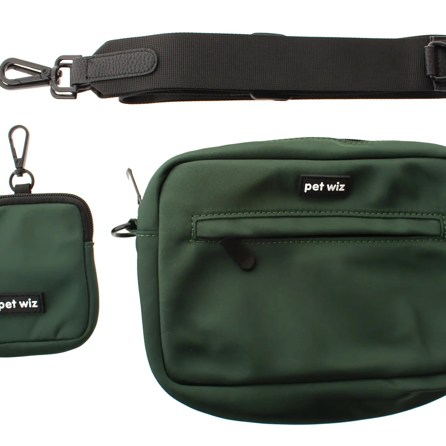 Dog Walking Bag with Detachable Strap & Matching Treat Pouch