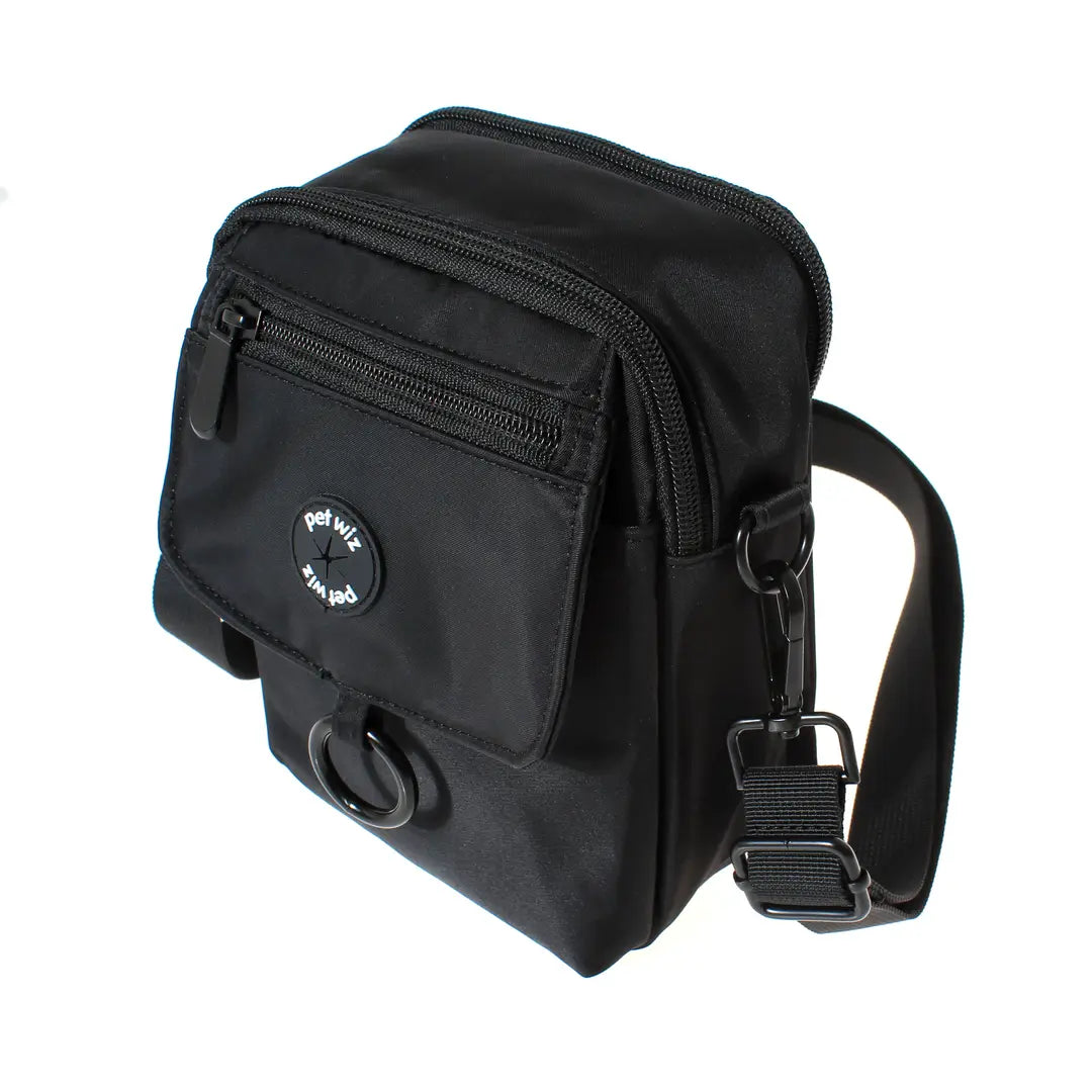 Water-Resistant Dog Walking Bag - Crossbody with Treat Pouch & Poo Bag Dispenser