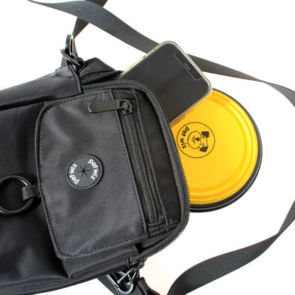 Water-Resistant Dog Walking Bag - Crossbody with Treat Pouch & Poo Bag Dispenser