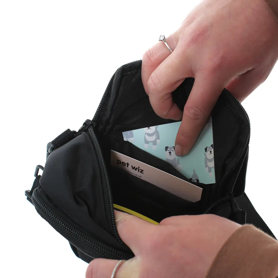 Water-Resistant Dog Walking Bag - Crossbody with Treat Pouch & Poo Bag Dispenser