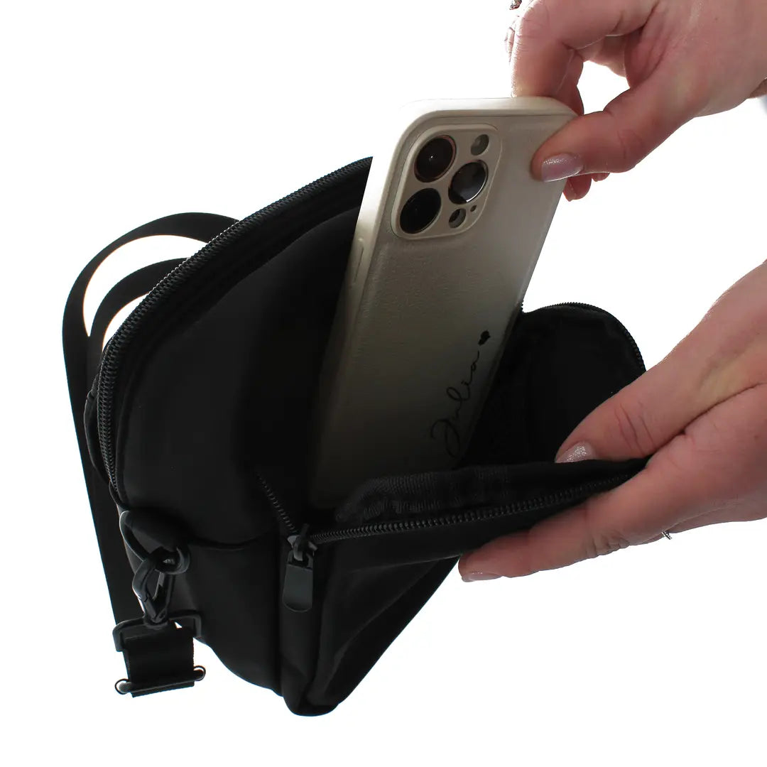 Water-Resistant Dog Walking Bag - Crossbody with Treat Pouch & Poo Bag Dispenser