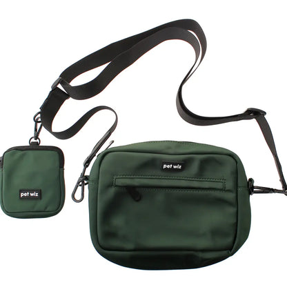 Dog Walking Bag with Detachable Strap & Matching Treat Pouch