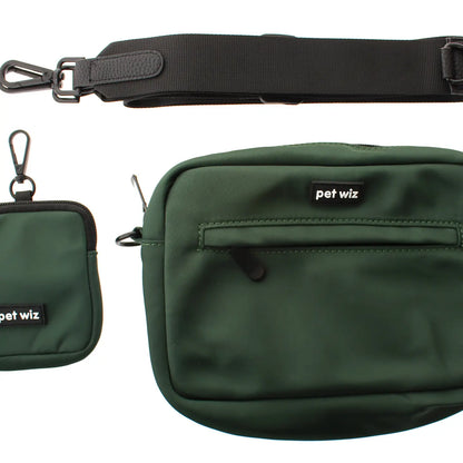 Dog Walking Bag with Detachable Strap & Matching Treat Pouch