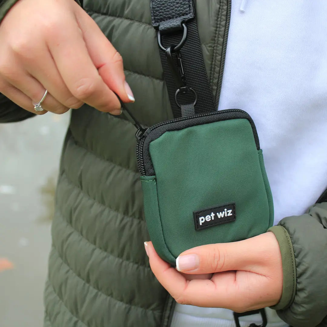 Dog Walking Bag with Detachable Strap & Matching Treat Pouch