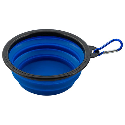 Collapsible Silicone Dog Travel Bowl 1000ml (Large), Foldable & Portable