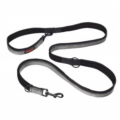 Halti Double-Ended Dog Lead (Large) - 7-in-1 Adjustable Training Lead - Black