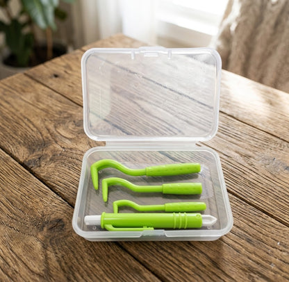 Dog & Pet Tick Remover Tool Set - Multi-Size Hooks with Storage Case