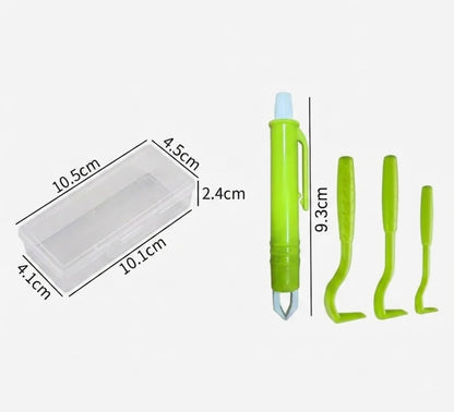 Dog & Pet Tick Remover Tool Set - Multi-Size Hooks with Storage Case